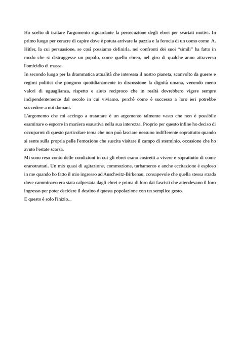 esempio premessa tesina maturità